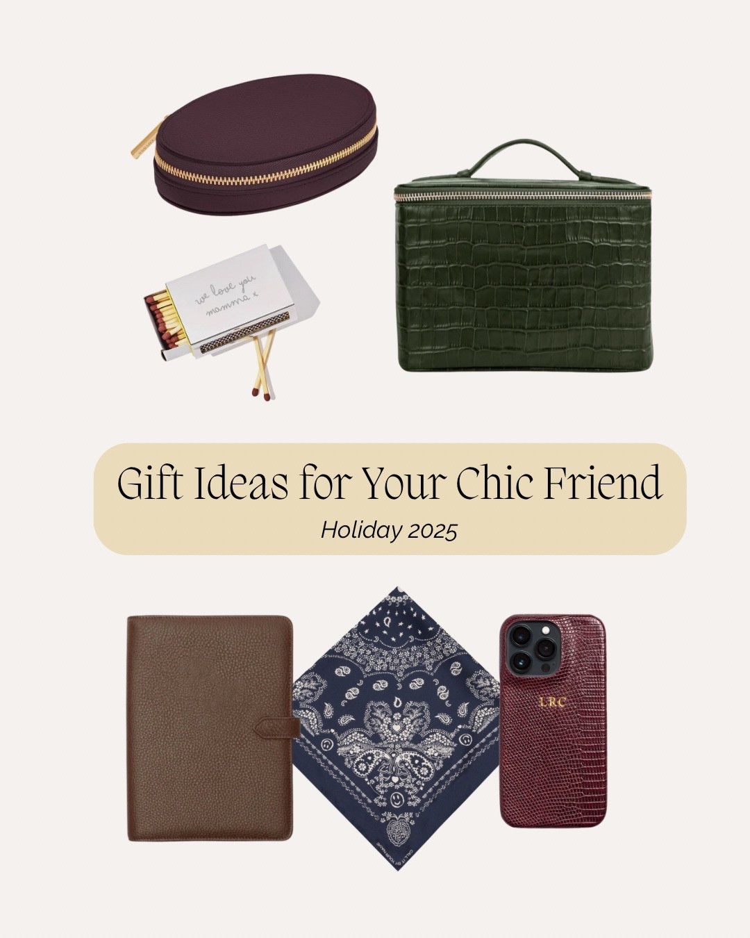 Gift ideas for your chic friend! #giftguide 