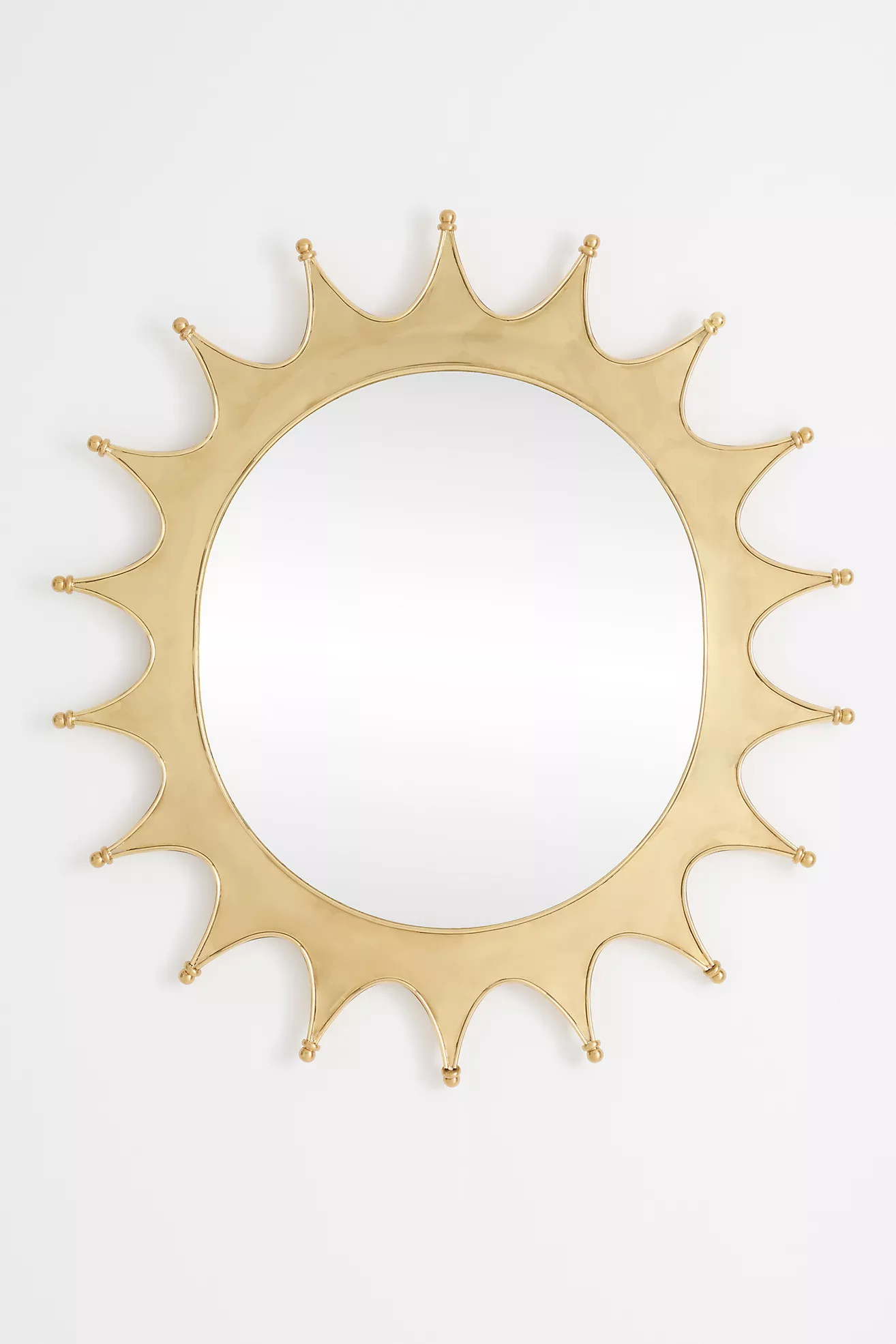 Soleil Brass Sun Wall Mirror | Anthropologie (US)