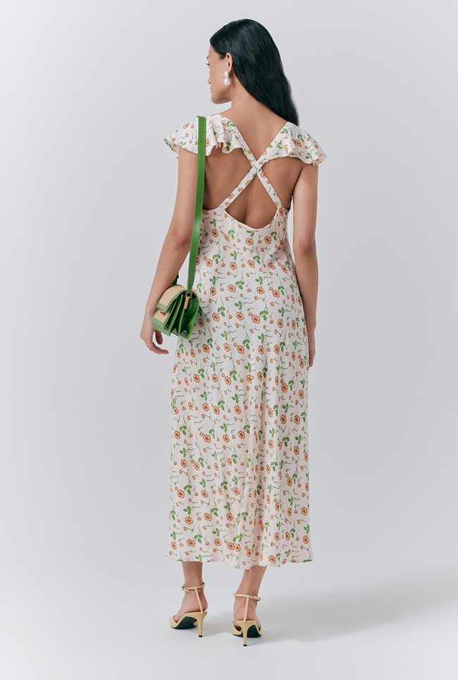 Maya Crepe Floral Print Slip Dress | Ghost