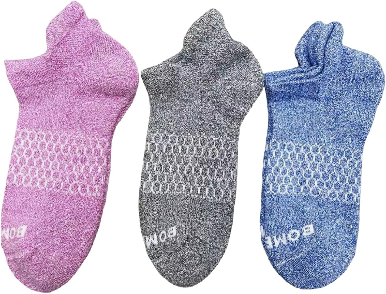 3 Pack Bomba socks Ankle Women's Solid Honeycomb - Size Medium 8-10.5 | Amazon (US)