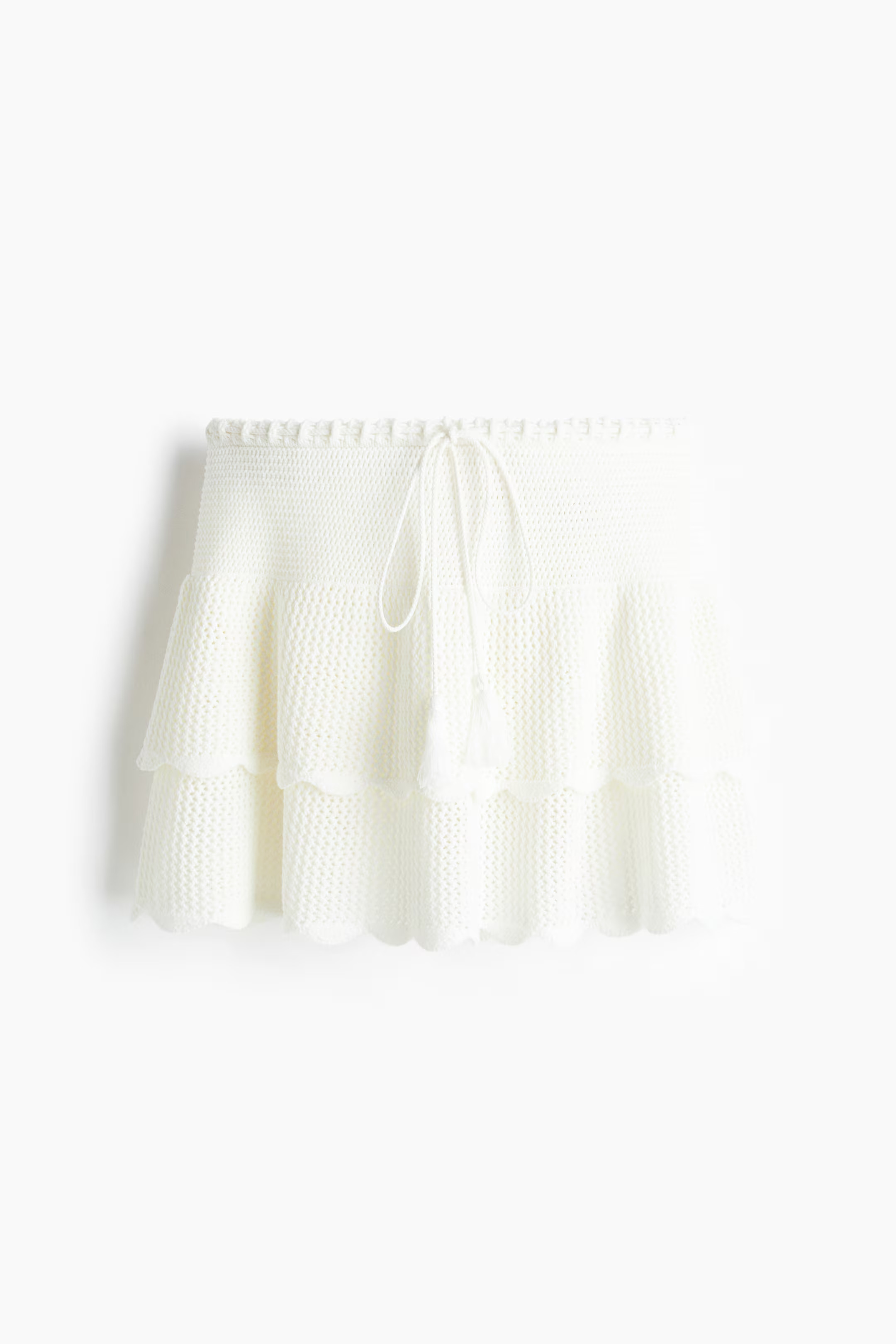 Crochet-Look Mini Skirt | H&M (US + CA)