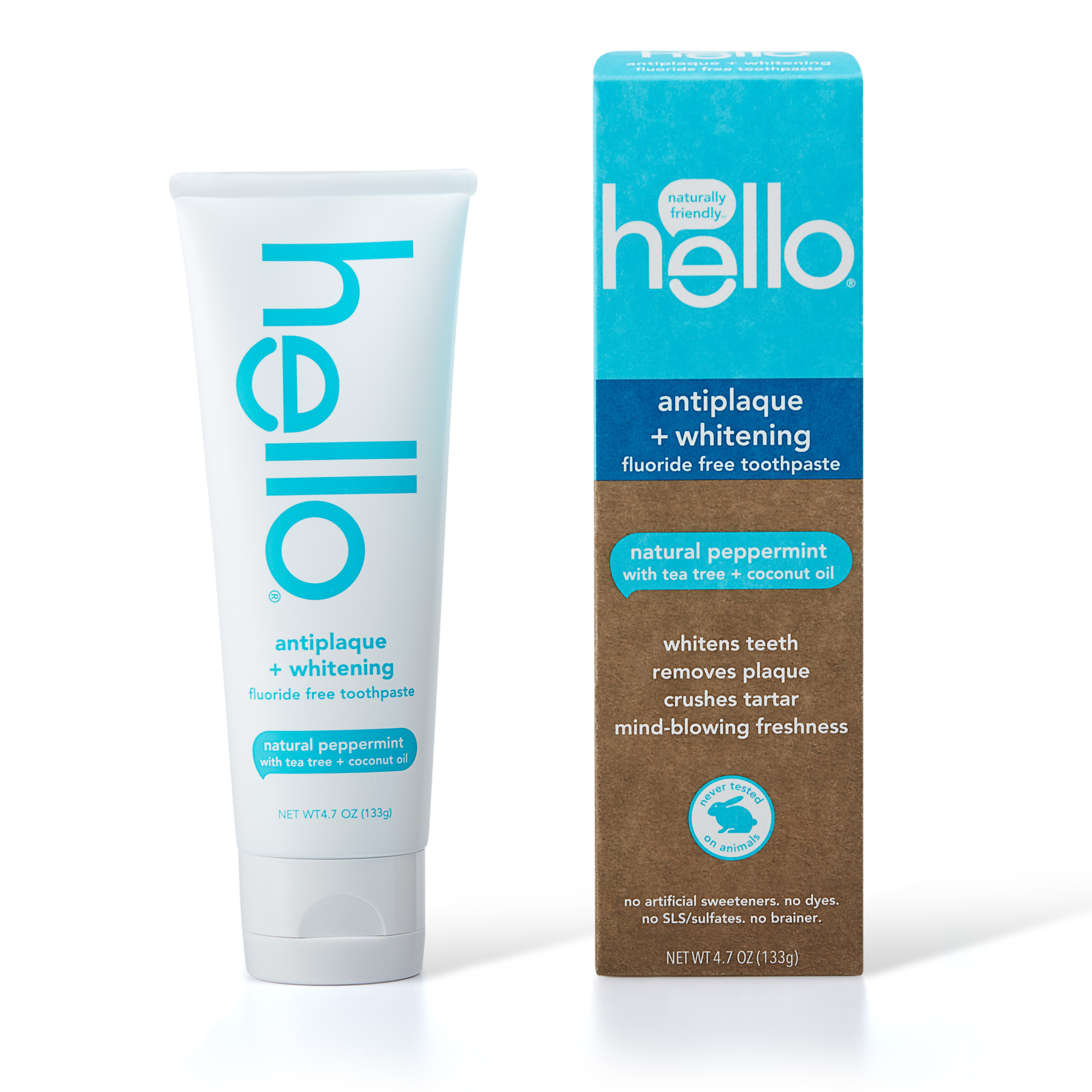 hello Antiplaque & Whitening Fluoride Free Toothpaste | Grove