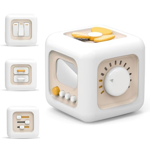 Montessori Toys for 1 Year Old Boy, Busy Cube Toys for Toddler 1-3||Travel Toy for 12-18 Months Baby|Busy Activity Cube for Fine Motor Skill Learning|Birthday Gift for 1 Year Old | Amazon (US)