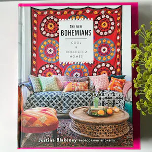 Bright Pink, Striped, White, Bohemian Modern Coffee Table Books | Neutral Home Decor | Oversized ... | Etsy (Global)