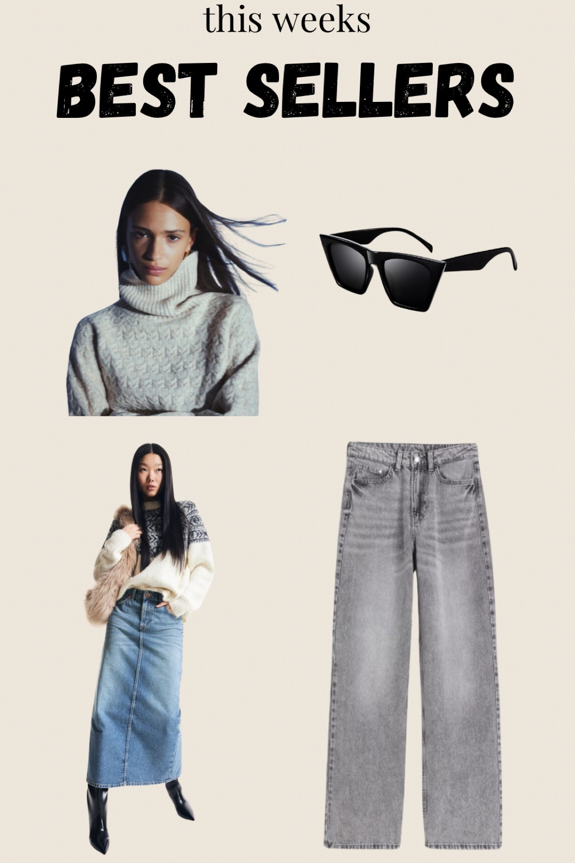 A round-up of this week’s best sellers! Gray jeans, denim skirt & sweater are all on sale!!! 

#LTKsalealert #LTKstyletip #LTKfindsunder50