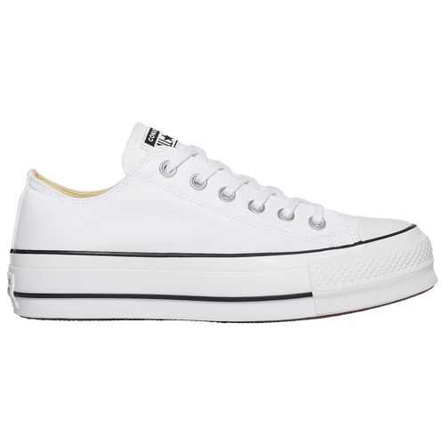 Converse Womens Converse All Star Platform Low Top - Womens Shoes White/Black Size 09.5 | Footaction