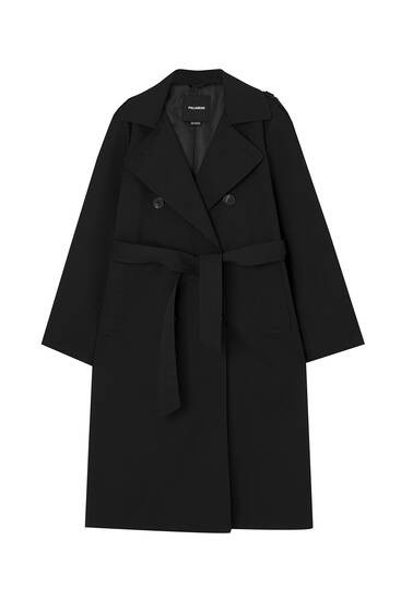 BELTED TRENCH COAT | PULL and BEAR UK