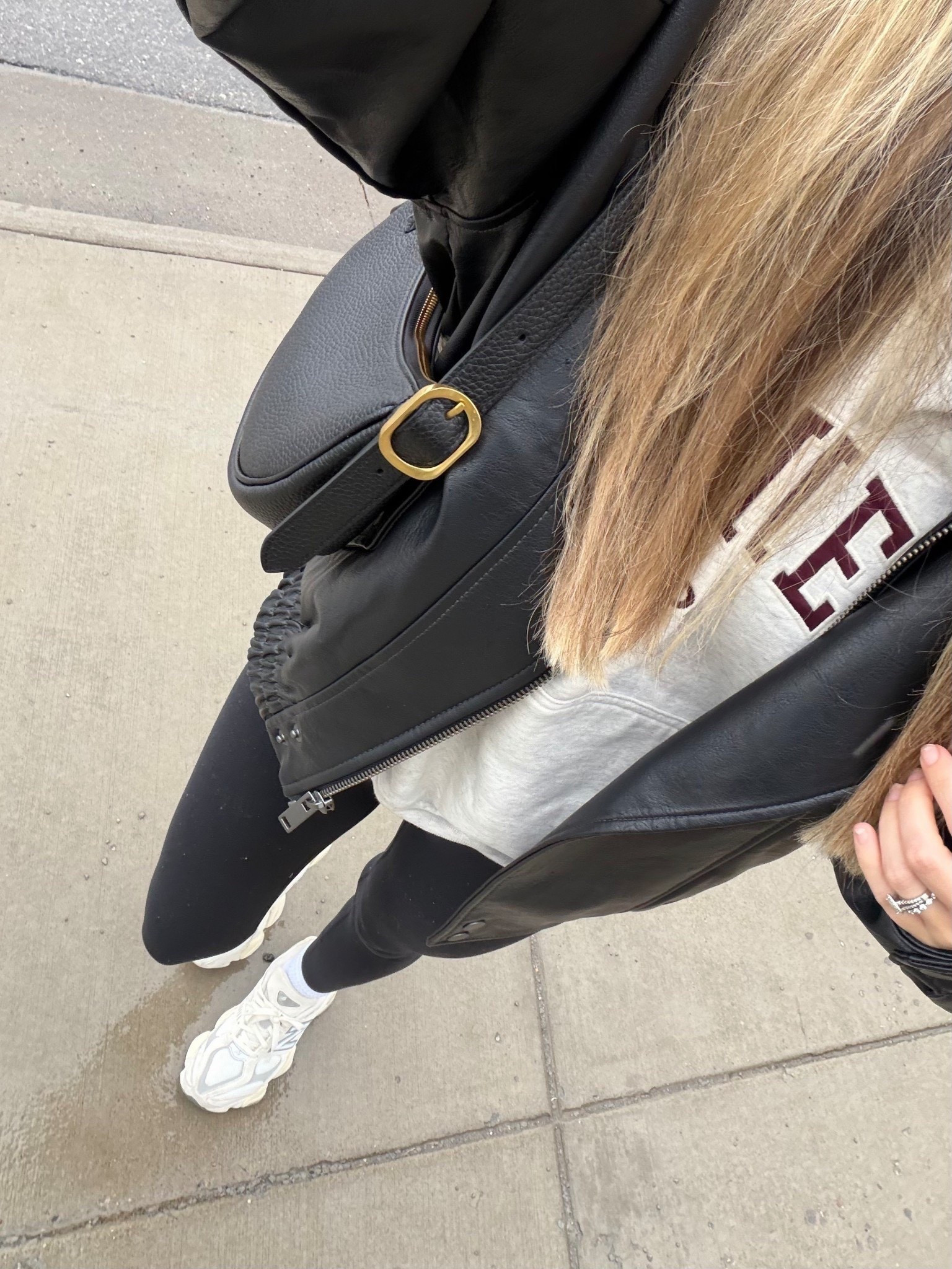 quick ootd on this cold rainy day — jacket has been a best seller and I have it in the tan too! It’s a little edgy, a little chic, and super versatile! Runs slightly oversized so I have on a xxs 

#LTKSpringSale #LTKSaleAlert #LTKSeasonal