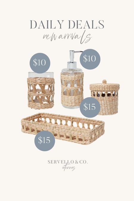 Love these Serena and Lily lookalike bathroom essentials, great for your guests bath! 

#LTKhome #LTKHoliday #LTKunder50