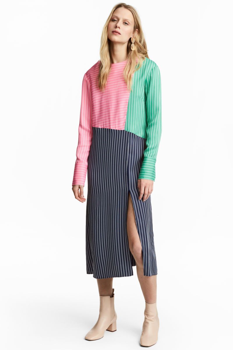 H&M Color-block Dress $59.99 | H&M (US)