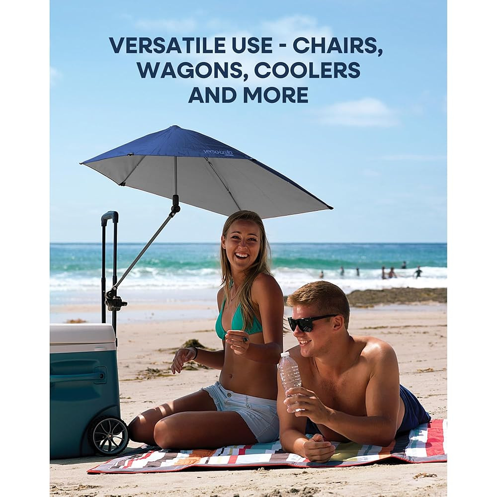 Sport-Brella Versa-Brella SPF 50+ Adjustable Umbrella with Universal Clamp | Amazon (US)