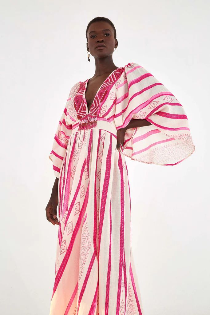 jaquard caftan dress | FarmRio