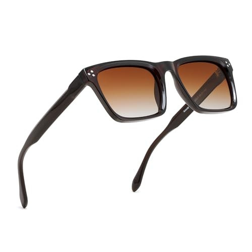 FEISEDY Square Sunglasses For Men Women Polarized Trendy Chunky Thick Frame Rectangle Shades Sun Glasses UV400 B0294 | Amazon (US)