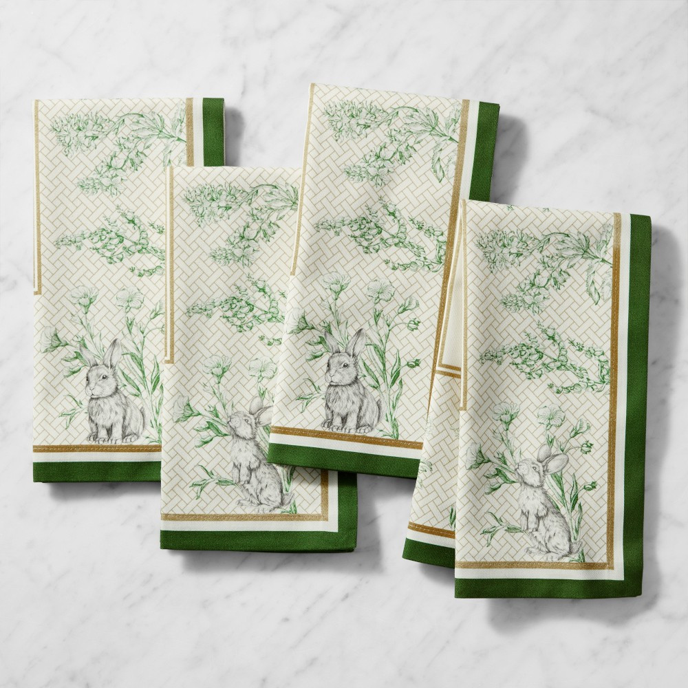 Garden Lattice Napkins, Set of 4 | Williams-Sonoma