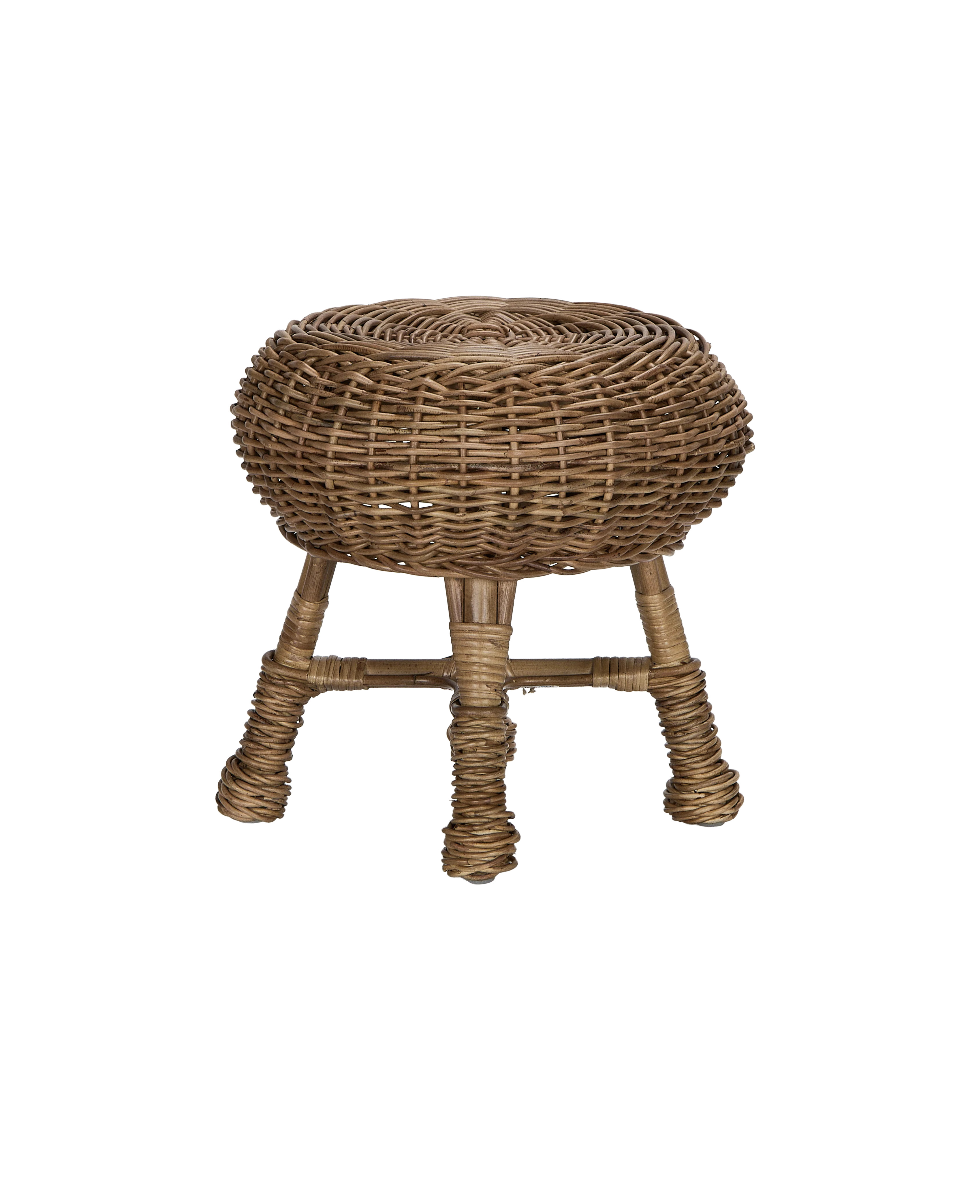 Feet Up Rattan Footstool | Olive Ateliers