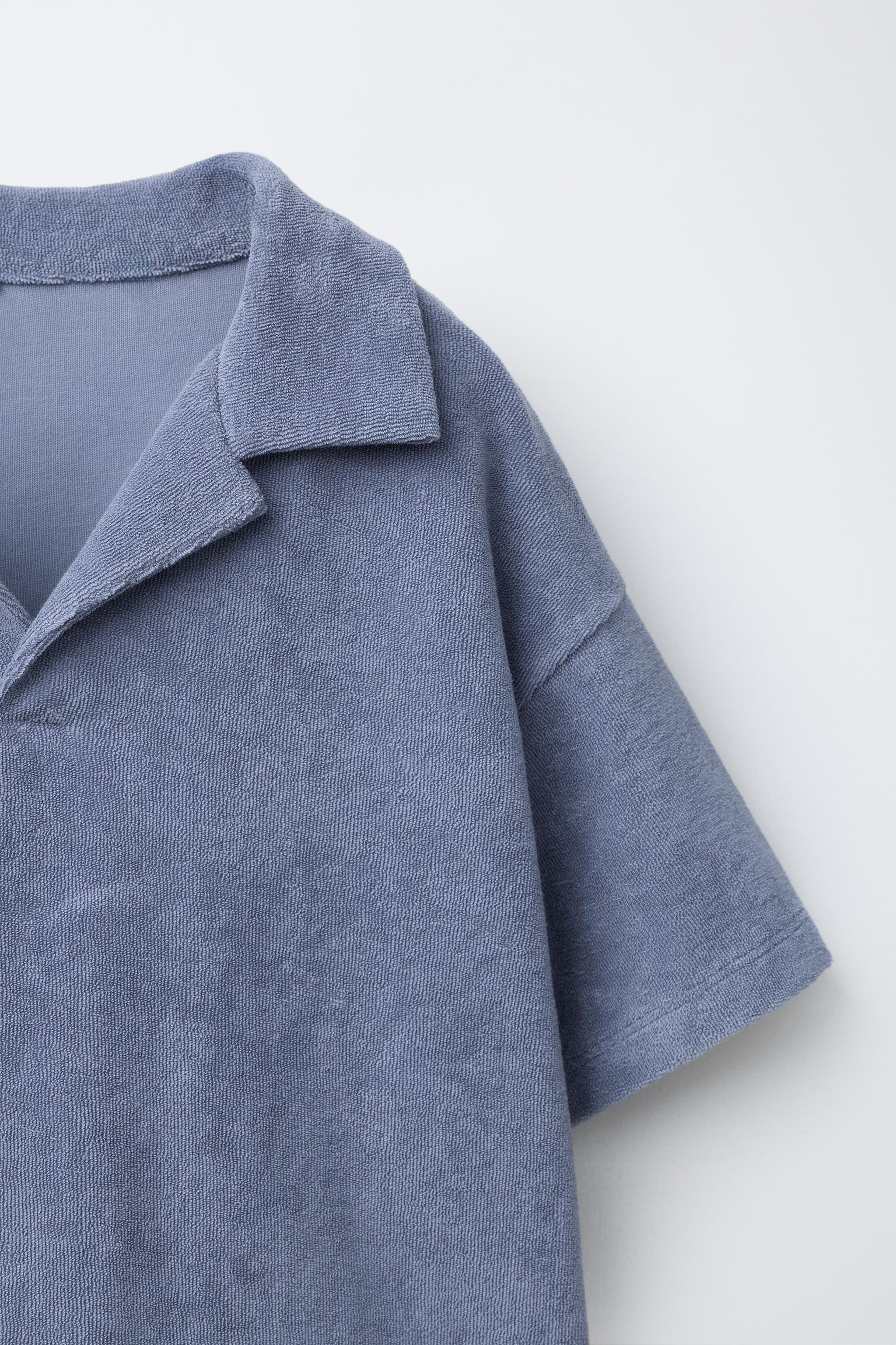 TOWEL EFFECT POLO AND BERMUDA JOGGING SET | Zara US