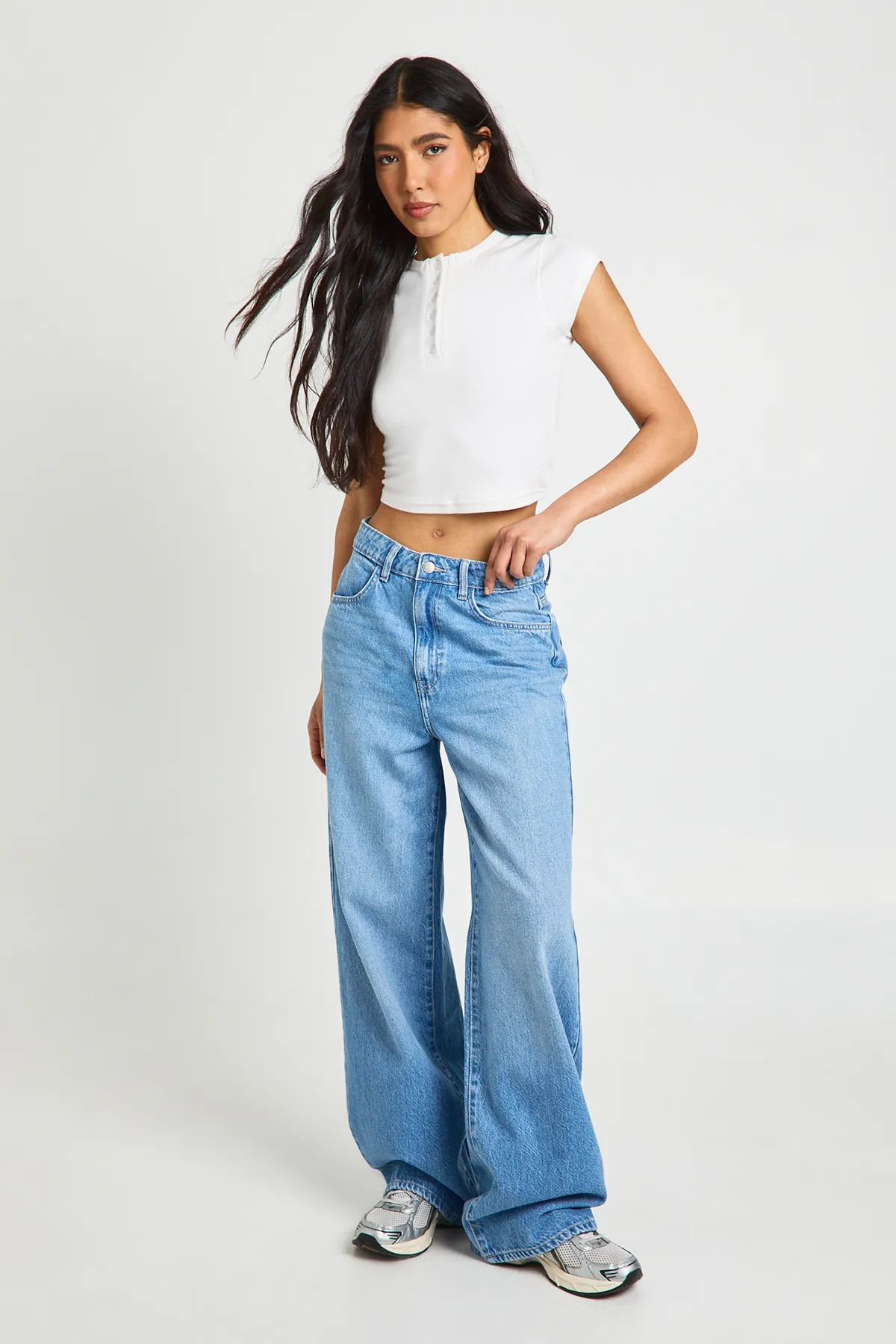 Jeans | Tall Boohoo Basics High Waist Wide Leg Jean | boohoo | boohoo (US & Canada)