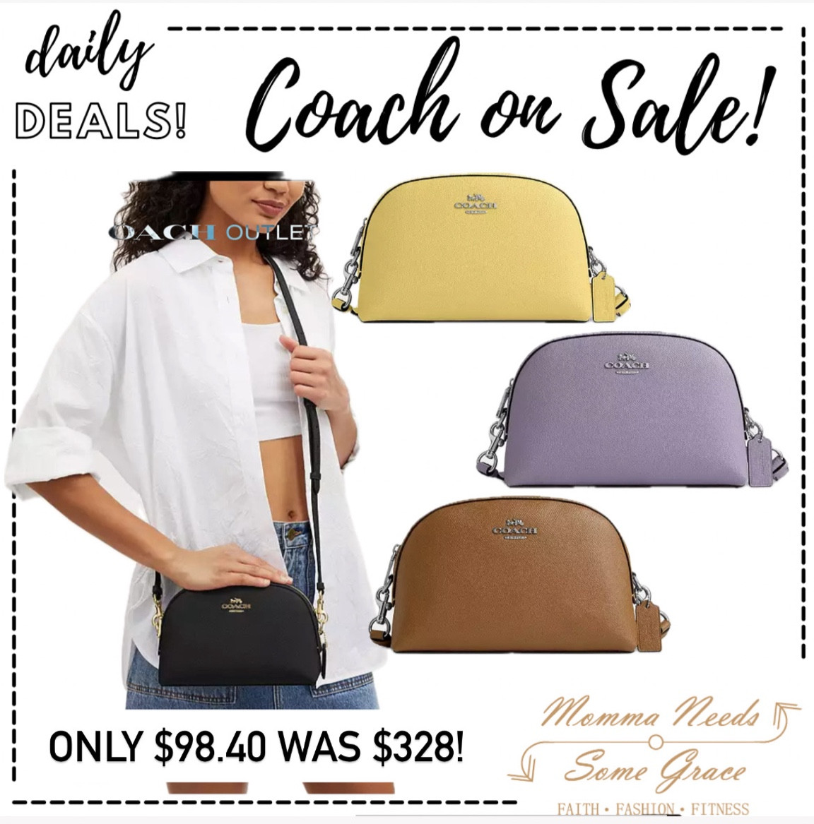 Coach bag on sale! 

#LTKItBag #LTKSeasonal #LTKSaleAlert