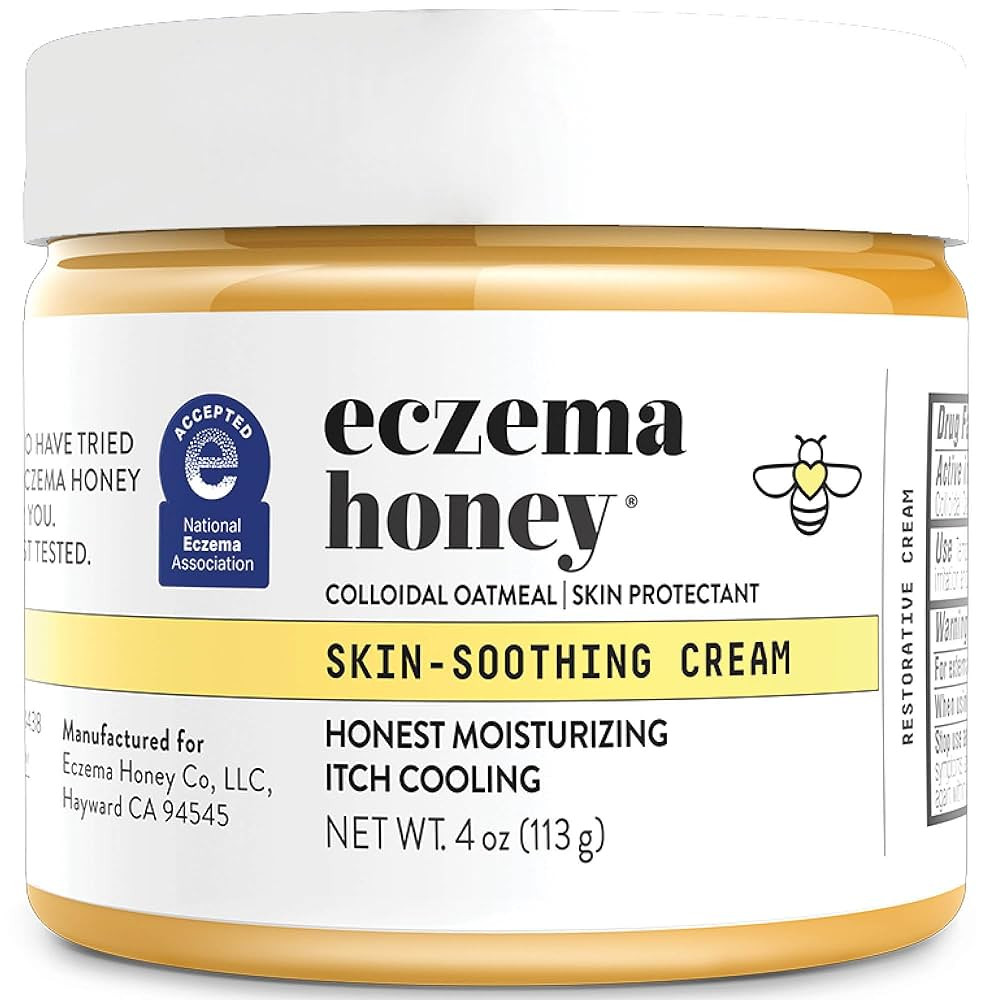 ECZEMA HONEY Original Skin-Soothing Cream - Organic Hand & Body Eczema Relief - Natural Honey Lot... | Amazon (US)