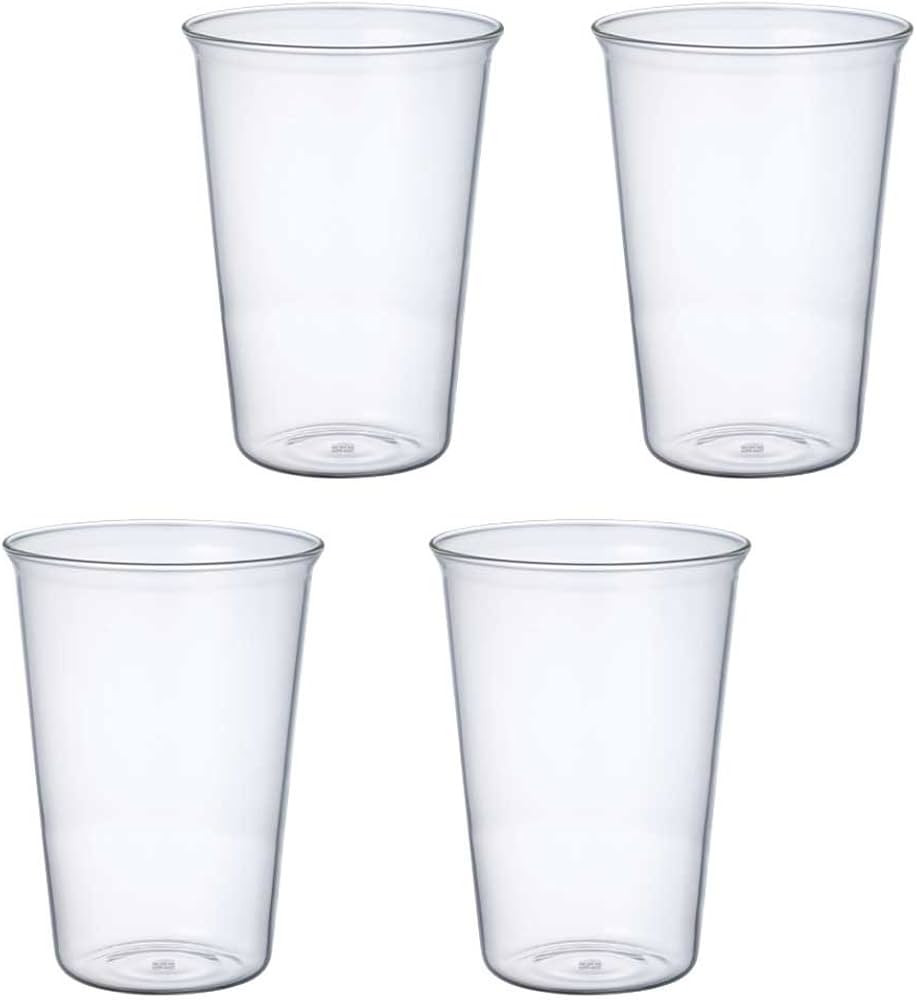 Kinto 8432 Beer Glass, Cast, 14.1 fl oz (430 ml), Set of 4 | Amazon (US)