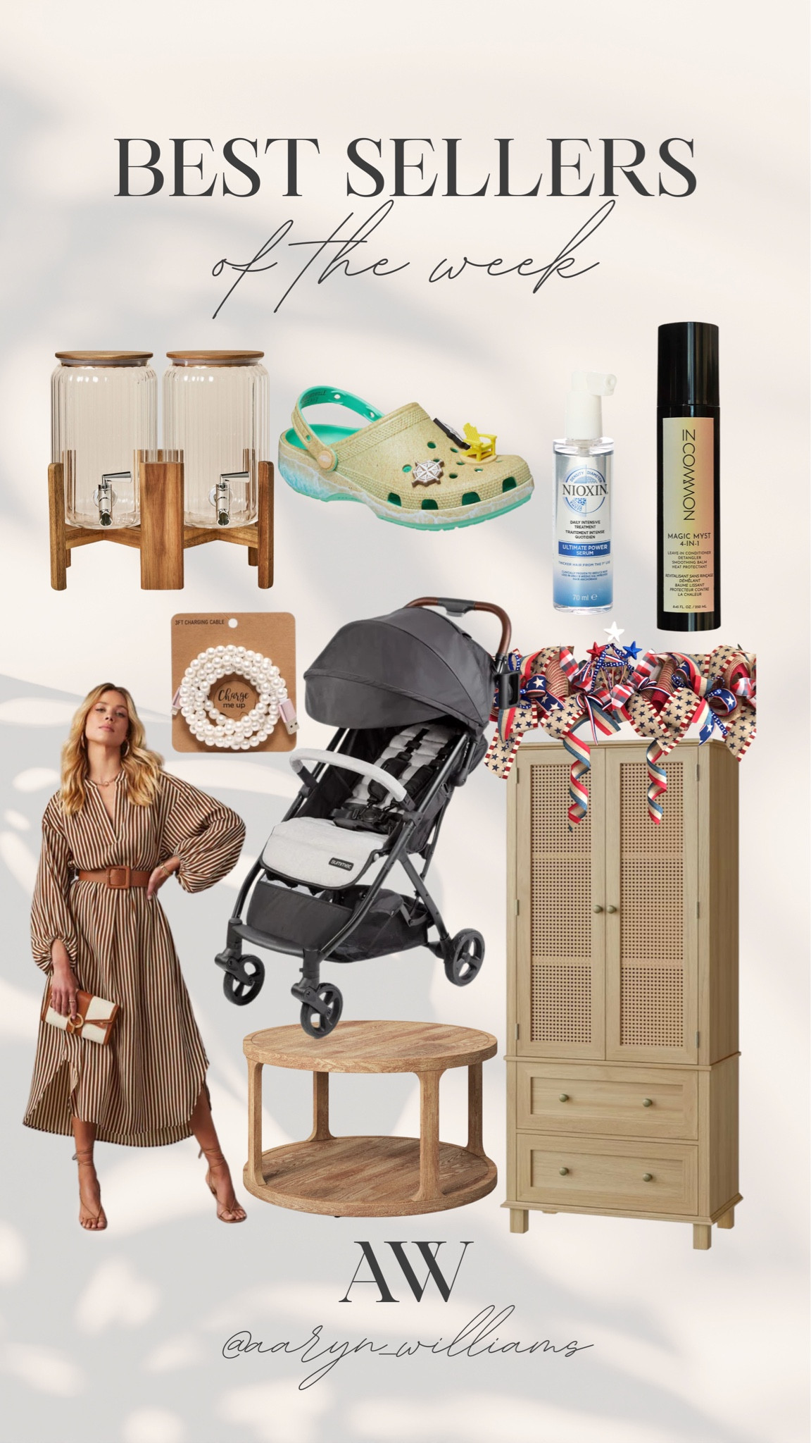 This weeks best sellers! Top 10 products you all loved last week! ⭐️⭐️⭐️⭐️⭐️

Best sellers, strollers, home design, furniture, hair care, margaritaville, fashion finds, 4th of July decor

#LTKbeauty #LTKstyletip #LTKhome