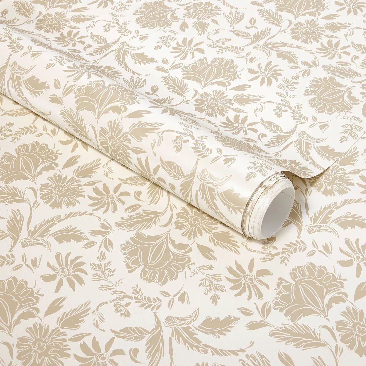 Floral Striped Wallpaper Pearl - Threshold™ designed with Studio McGee | Target