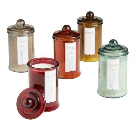Vintage Apothecary Scented Candle With Lid | World Market