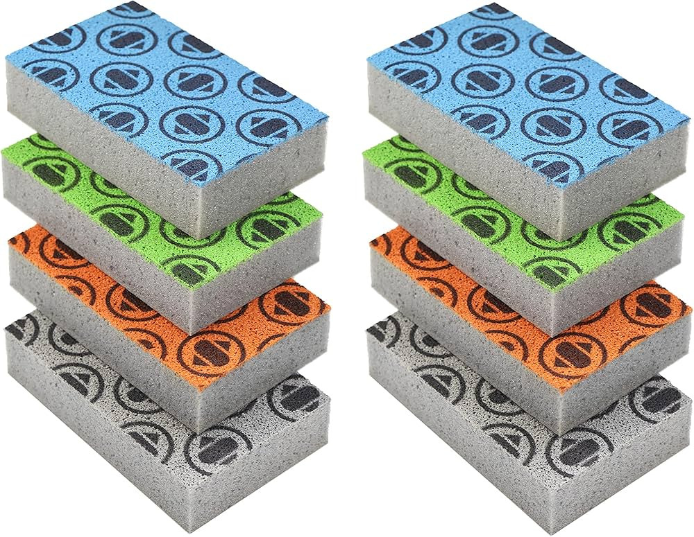 Skura Style Smart Kitchen Dish Sponges (Bulk 8 Pack) | Odor Free Non-Scratch Scrub Pad | Househol... | Amazon (US)