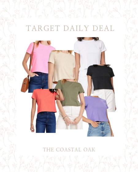 The best and softest cropped t-shirt from Target for $10. Size up! 



#LTKstyletip #LTKunder50 #LTKFind