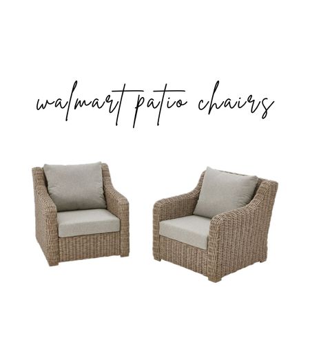 Pretty Walmart patio chairs, 2 for under $400! Why have I never noticed these before? Comes with the covers!

#LTKSeasonal #LTKhome