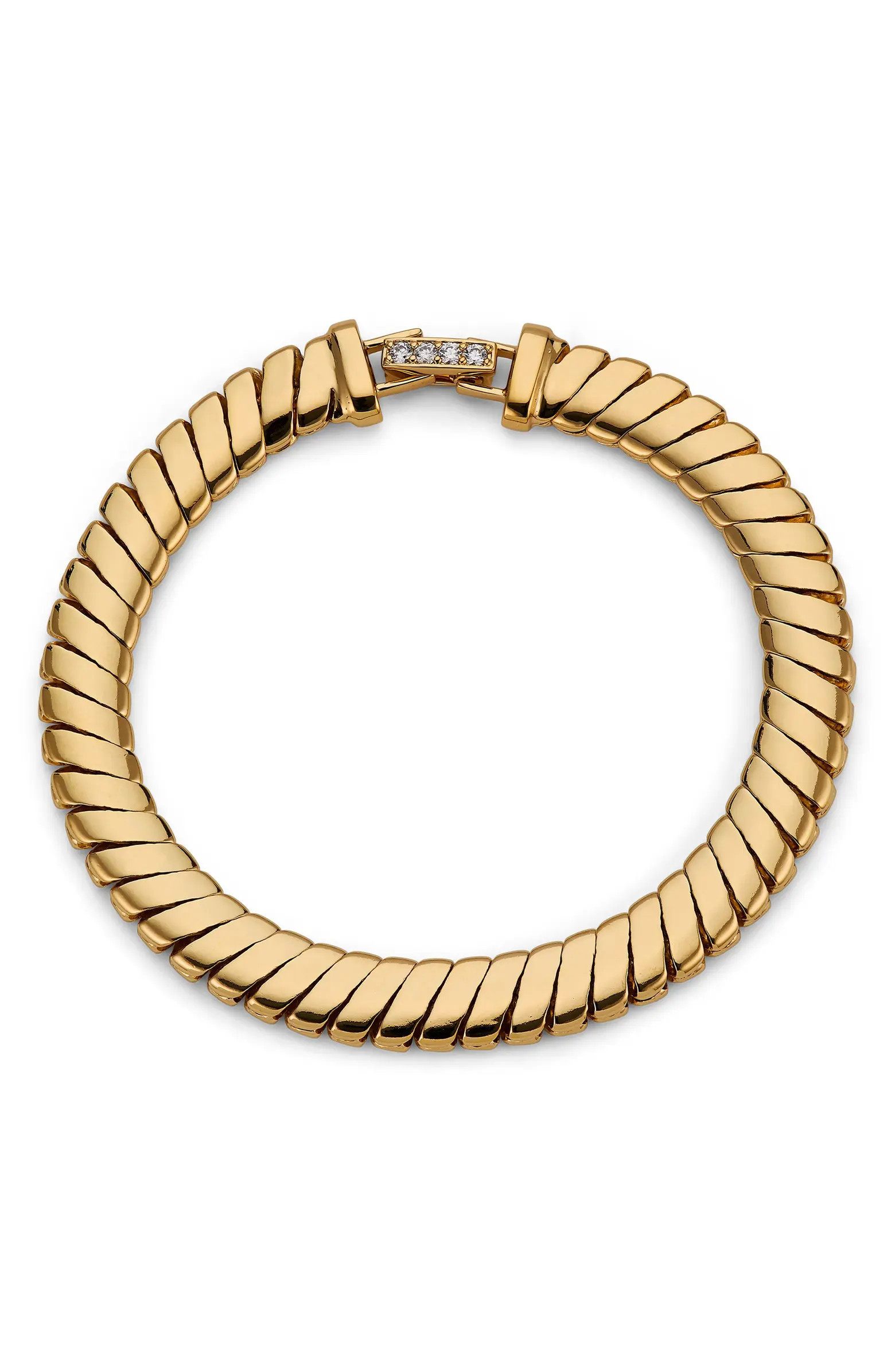 Nadri Sunlight Ribbed Line Bracelet | Nordstrom | Nordstrom