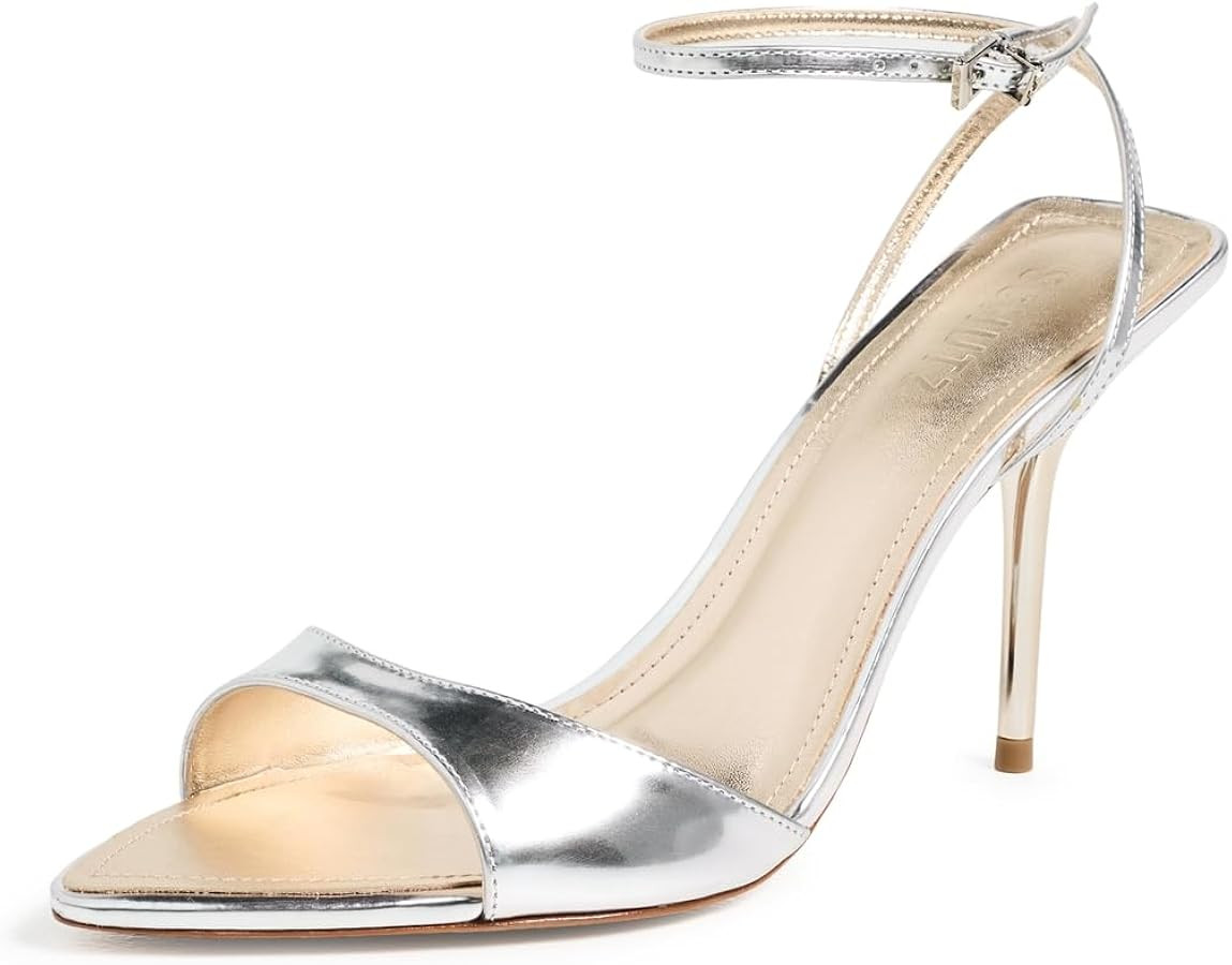 SCHUTZ Women's Elodie Buckle Heeled Sandals | Amazon (US)