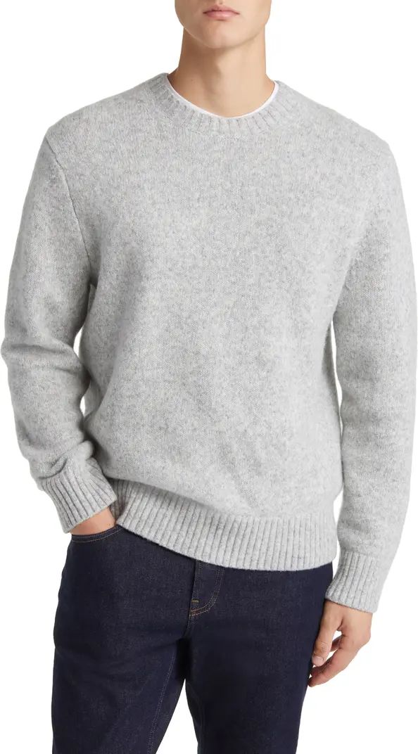 Mélange Crewneck Wool Blend Sweater | Nordstrom