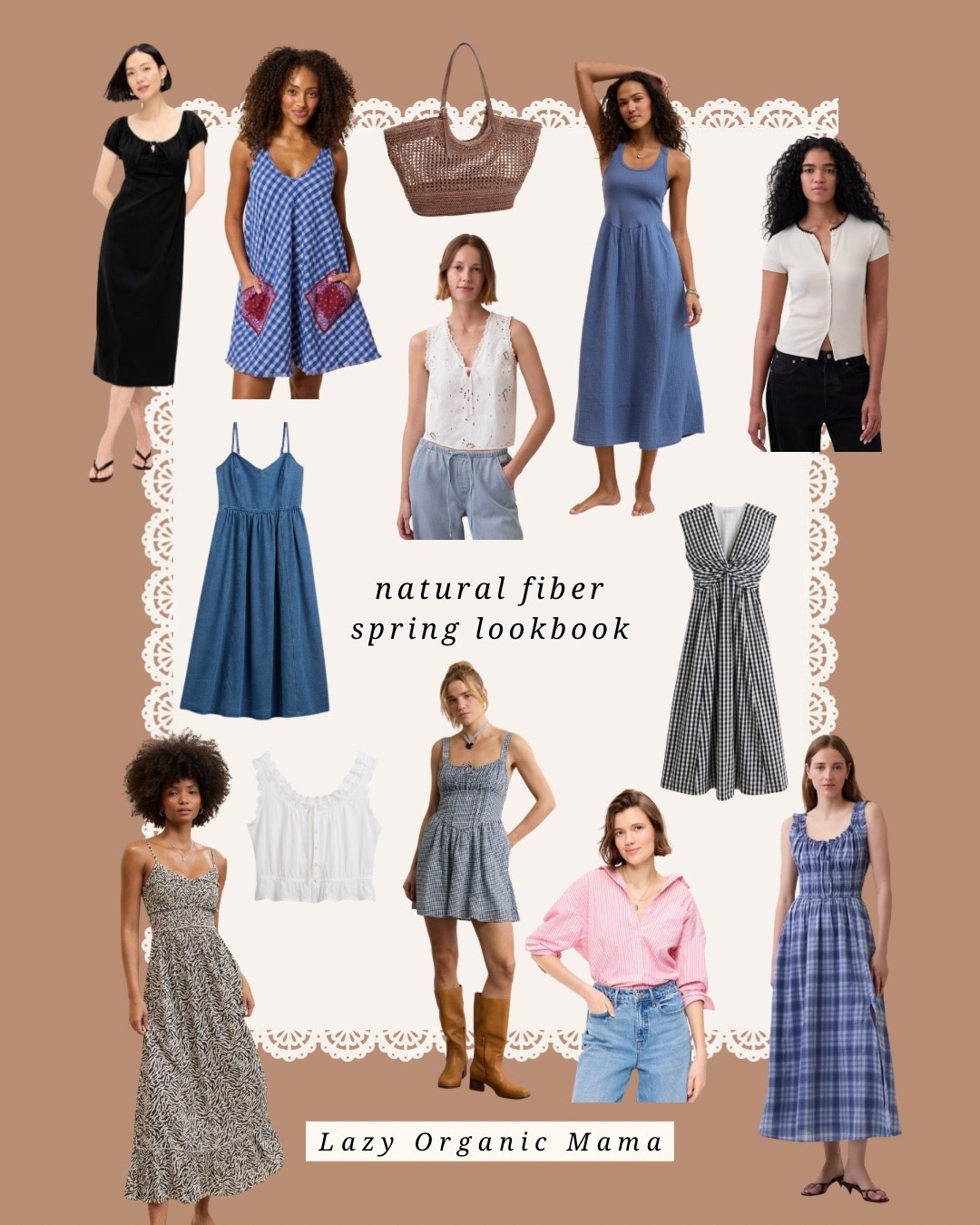 Natural fiber spring lookbook with better for you fabrics like linen, cotton, and rayon ✨includes pants, dresses, and tops that are breezy and comfortable

#LTKSaleAlert #LTKxAerie #LTKPetite