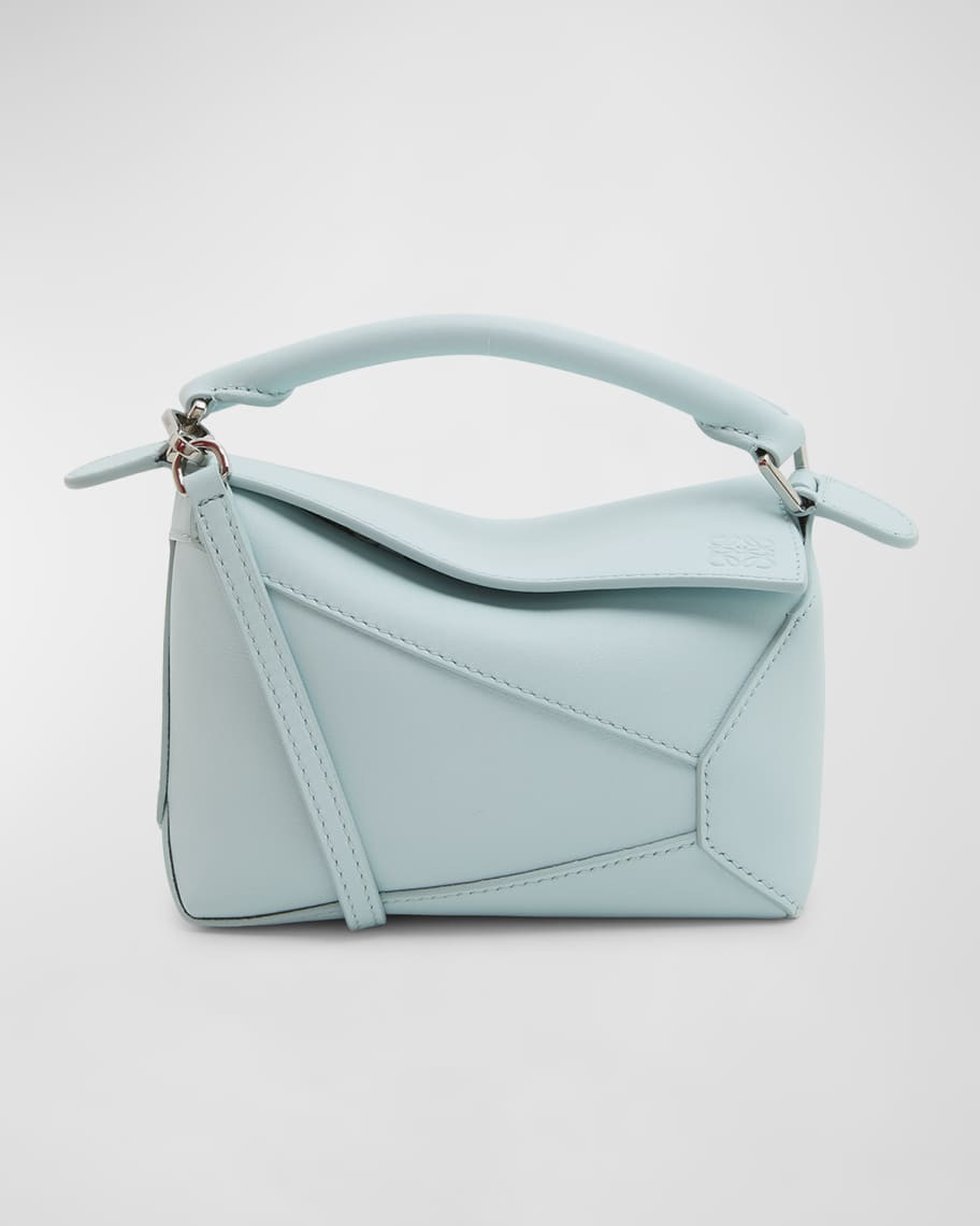 Loewe x Paula’s Ibiza Puzzle Edge Mini Top-Handle Bag in Leather | Neiman Marcus