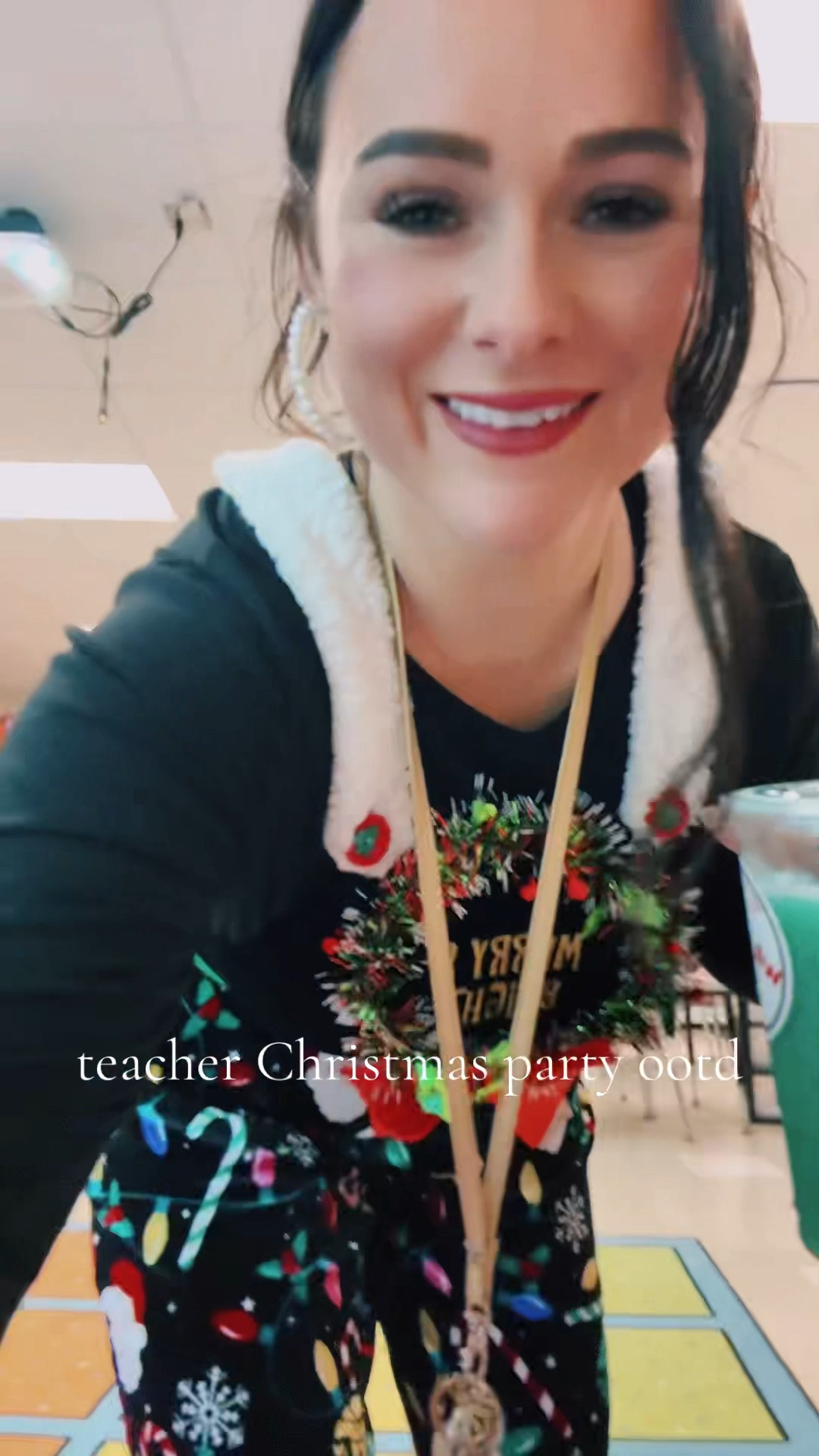 Such a cute jumpsuit for party day at work!

#LTKSeasonal #LTKFindsUnder50 #LTKHoliday