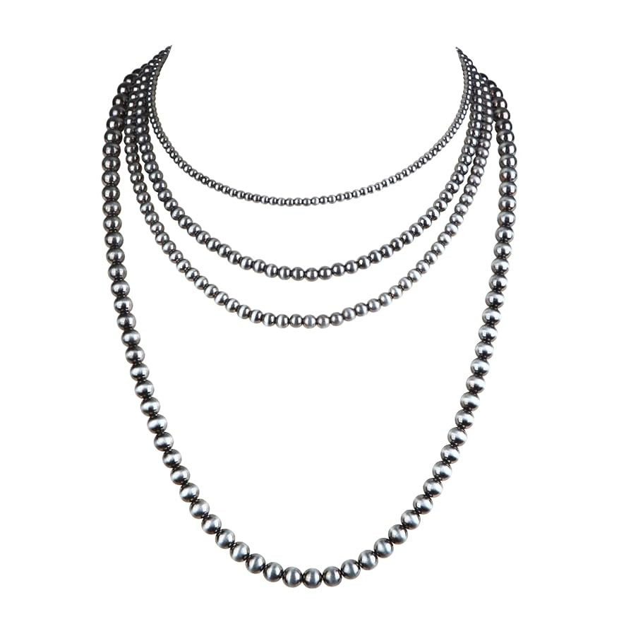 Western Jewelry Navajo Pearl Necklace for Women Handmade Long Boho Turquoise Pearls Layered Neckl... | Amazon (US)