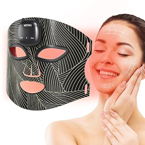 Red Light Therapy Mask for Face - FDA-Cleared 400-850nm LED Red & Near-Infrared Light for Skin Re... | Amazon (US)