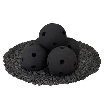 Hollow Ceramic 5 Piece Fire Ball Set | Wayfair North America