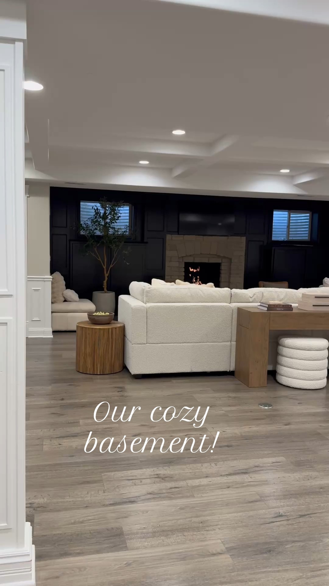Our cozy basement and new sectional! We all love this massive, cloud like sectional from Albany Park! 

#LTKWatchNow #LTKHome #LTKSaleAlert