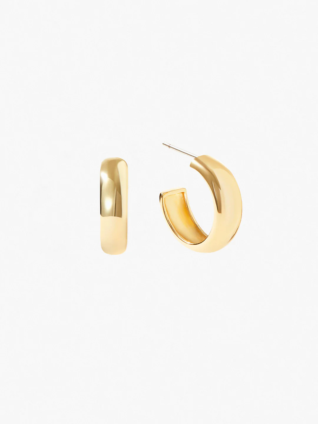 Chunky Gold Hoop Earrings - Meline | Ana Luisa