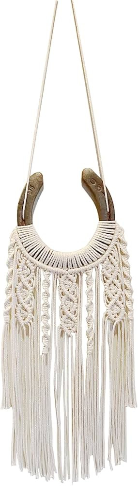 Dielianyi Equestrian Macrame Wall Hanging Equestrian wall art Handmade macrame decor Equestrian-i... | Amazon (US)