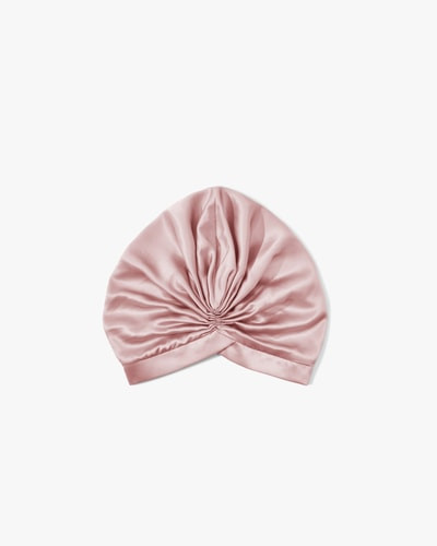 Women's Pure Silk Hair Turban for Sleeping | Pink,Black | LILYSILK