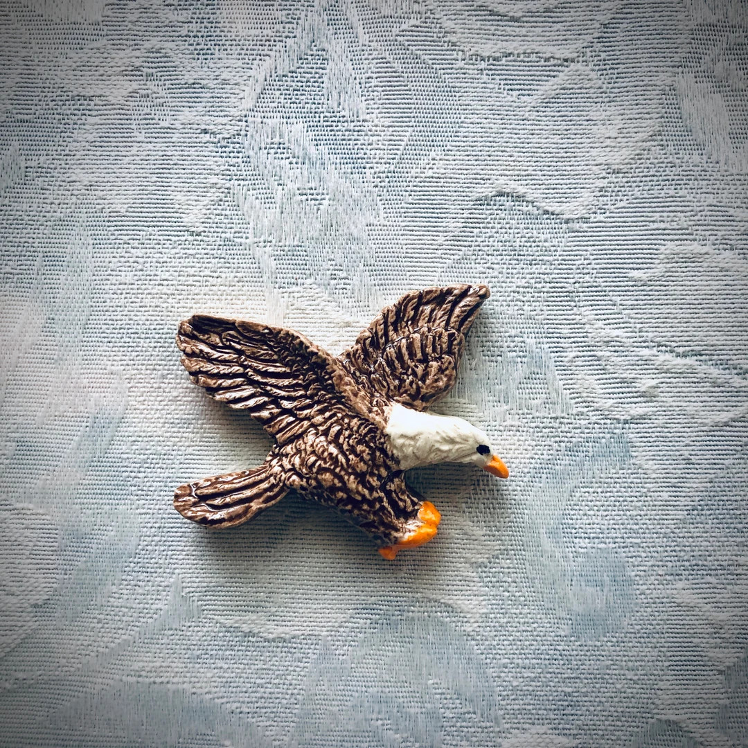 Ceramic Eagle for Mosaic Garden Art, Patio Wall Art, Hand Painted Tile - Etsy | Etsy (US)