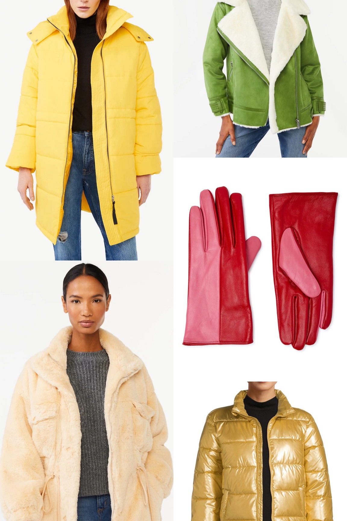 Outerwear for Springs at Walmart

Yellow & Peach: Light & Warm Springs
Green: Warm Springs
Gloves: Clear Springs
Gold: All Springs

#LTKFind #LTKunder50 #LTKsalealert