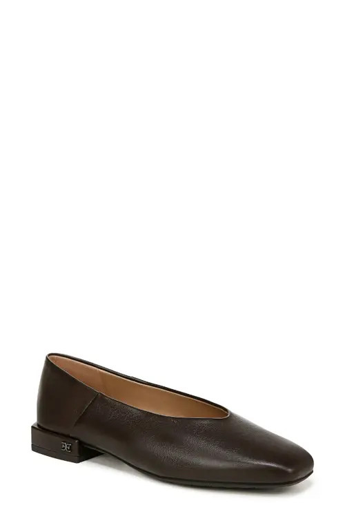 Sam Edelman Kasey Square Toe Pump in Cafe Noir at Nordstrom, Size 5 | Nordstrom
