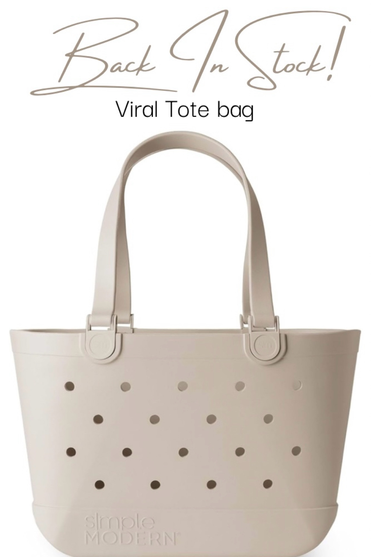 Viral beach tote is back in stock. 

•beach •parks •sports •viral •mom •for her •travel 

#LTKFindsUnder100 #LTKSeasonal #LTKItBag