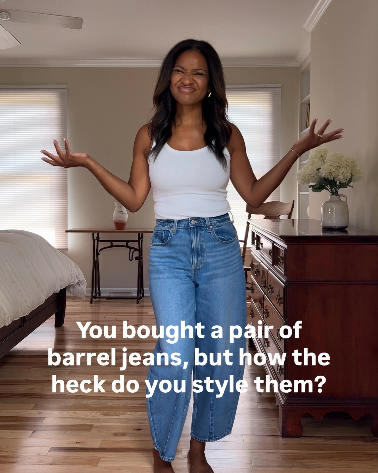 Wearing a size small / 4 in the jeans. Linking similar barrel Jean styles if my exact ones from Target are out of stock.  Size down 1/2 in the Adidas sneakers, wearing a size small in the tops and jackets

#LTKgrwm #LTKootd #LTKOver40