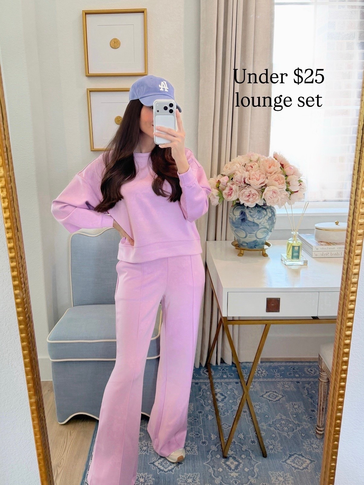 Scuba knit pants & Target baseball hats restocked 🎉 pink lounge set 