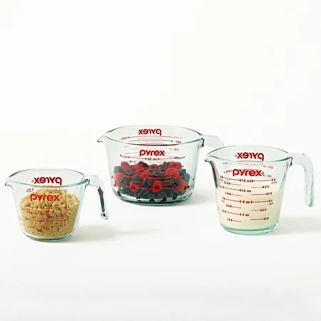 Pyrex Glass 3-Piece Measuring Cup Set | Walmart (US)